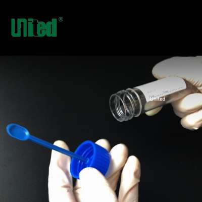 30ml  urine container sample cup with  spoon