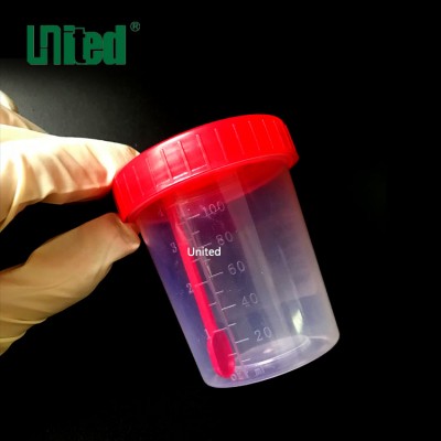 100ml urine test cup plastic urine test container