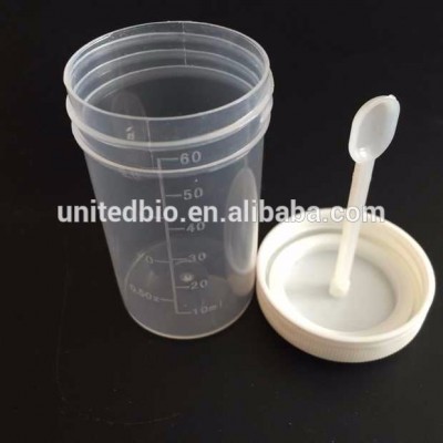 60ml specimen urine container stool